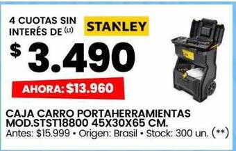 Changomas Caja carro portaherramientas stanley oferta
