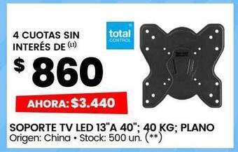 Changomas Soporte tv led 13 oferta
