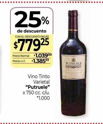 La Anonima Vino tinto varietal oferta