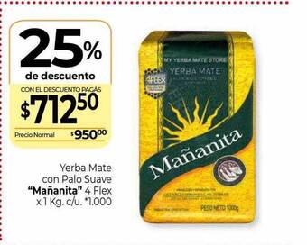 La Anonima Yerba mate con palo suave oferta