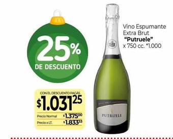 La Anonima Vino espumante extra brut oferta