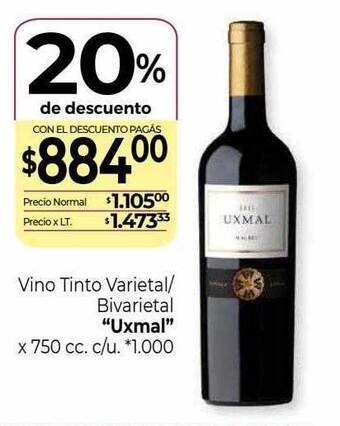 La Anonima Vino tinto varietal bivarietal oferta