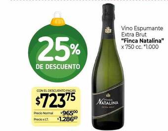 La Anonima Vino espumante extra brut oferta