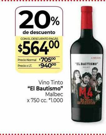 La Anonima Vino tinto oferta