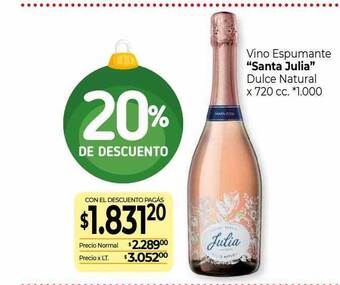 La Anonima Vino espumante oferta