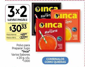 La Anonima Polvo para preparar jugo oferta