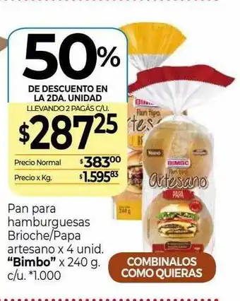 La Anonima Pan para hamburguesas brioche papa artesano oferta