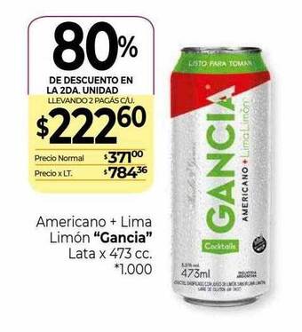 La Anonima Americano + lima limón oferta