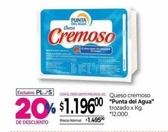 La Anonima Queso cremoso oferta