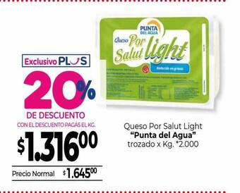 La Anonima Queso por salut light oferta