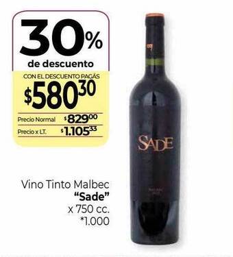 La Anonima Vino tinto malbec oferta