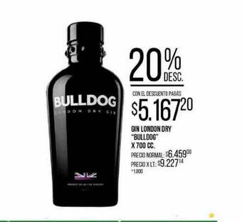 La Anonima Gin london dry oferta