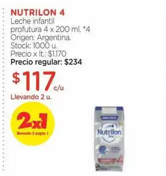 Farmacity Nutrilon 4 oferta