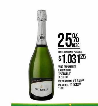 Vino espumante extra brut