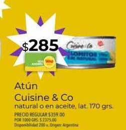 Supermercados Vea Atún cuisine & co oferta