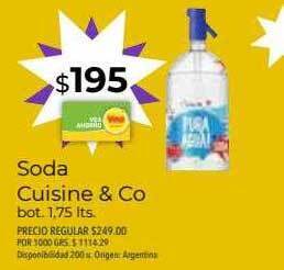 Supermercados Vea Soda cuisine & co oferta