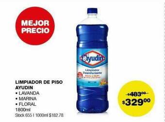 Atomo Conviene Limpiador de piso ayudin oferta