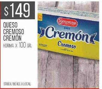 Disco Queso cremoso cremón oferta