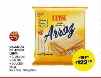 Atomo Conviene Galletas de arroz leiva oferta