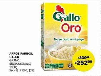 Atomo Conviene Arroz parboil gallo oferta