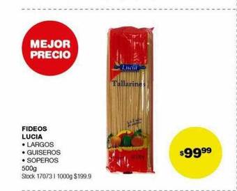 Atomo Conviene Fideos lucia oferta