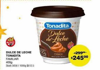 Atomo Conviene Dulce de leche tonadita oferta