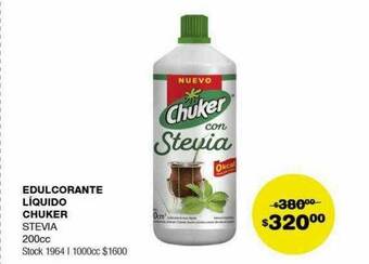 Atomo Conviene Edulcorante líquido chuker stevia oferta