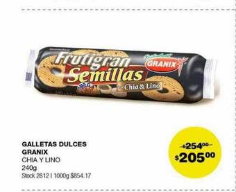 Atomo Conviene Galletas dulces granix oferta
