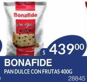 Masivos Bonafide pan dulce con frutas oferta