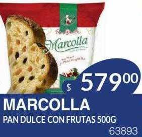Masivos Marcolla pan dulce con frutas oferta