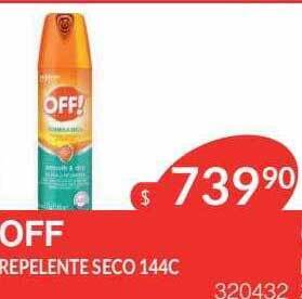 Masivos Off repelente seco oferta