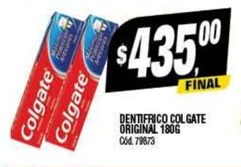 Supermercados Yaguar Dentifrico Colgate Original 180g oferta