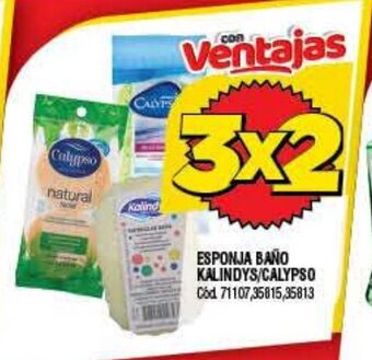 Supermercados Yaguar Esponja Baño Kalindys/Calypso oferta