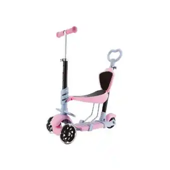 Coto Monopatin metal cresko rosa 5 en 1 con luces oferta