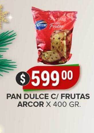 Supermercados Mayor Pan dulce c frutas arcor oferta