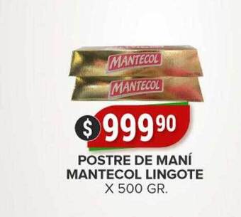 Supermercados Mayor Postre de maní mantecol lingote oferta