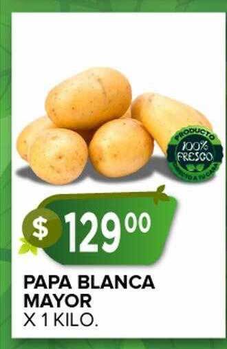 Supermercados Mayor Papa blanca mayor oferta