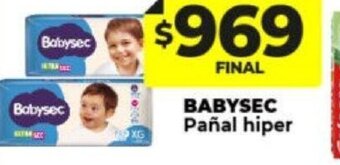 Supermayorista Vital Babysec Pañal hiper oferta