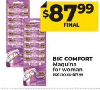 Supermayorista Vital Bic Comfort Maquina for woman oferta