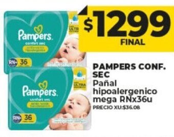 Supermayorista Vital Pampers Confort Sec oferta