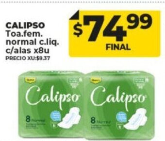 Calipso Toa.fem normal c. liq. c/ alas x 8u.
