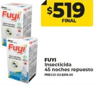 Supermayorista Vital Fuyi Insecticida 45 noches repuesto oferta