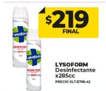 Supermayorista Vital Lysoform Desinfectante x 285cc oferta