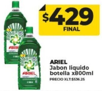 Supermayorista Vital Ariel Jabon liquido Botella x 800 ml. oferta
