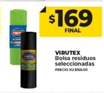 Supermayorista Vital Virutex Bolsa residuos seleccionadas oferta
