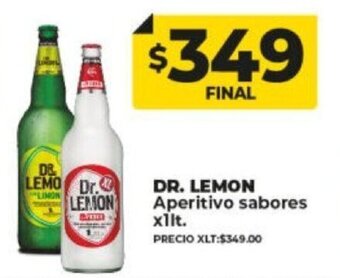 Supermayorista Vital Dr. Lemon Aperitivo sabores x 1lt. oferta