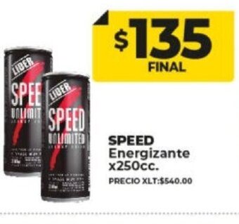 Supermayorista Vital Speed Energizante x 250cc. oferta