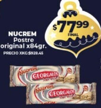 Supermayorista Vital Nucrem Postre Original x 84gr.. oferta