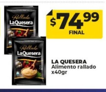 Supermayorista Vital La Quesera Alimento rallado x 40gr oferta