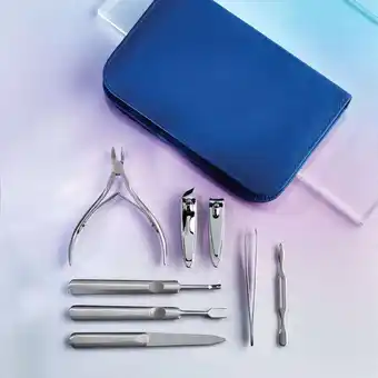 Avon Set x8 de manicura silver blue oferta